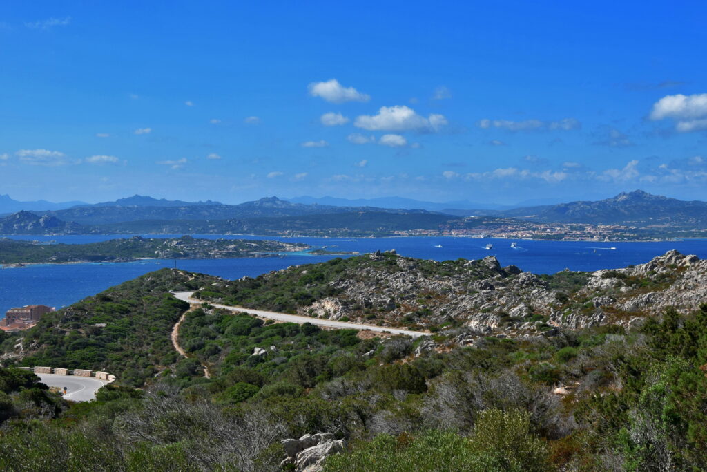 La Maddalena - widok z trasy Panoramica