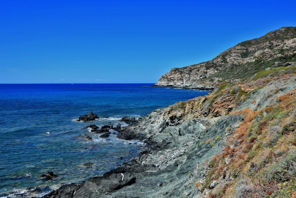 Szlak Porto de Centuri - wybrzeże. Korsyka trekking Cap Corse