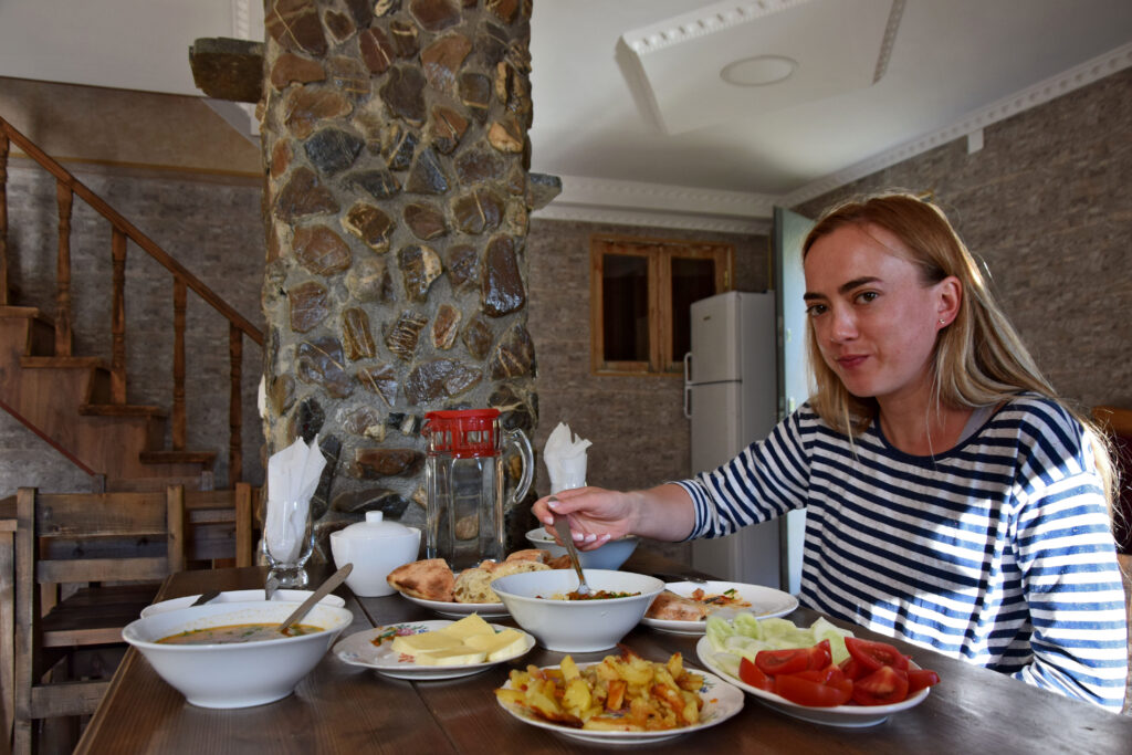 Kuchnia Gruzińska, georgian food. Ushguli