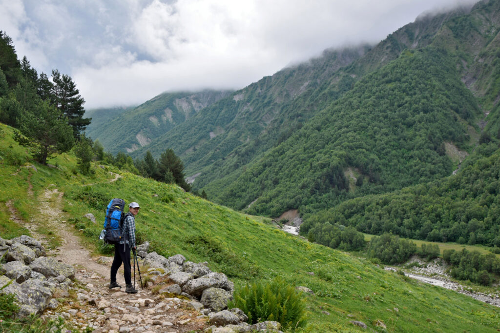 Adishi - Ushguli szlak pieszy. Swanetia trekking