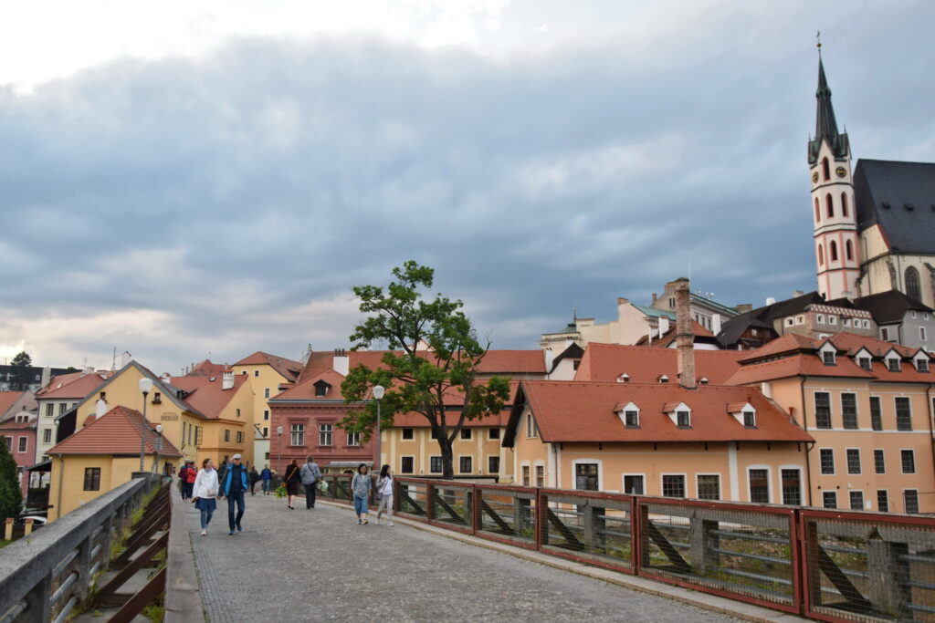 most nad Wełtawą Czeski Krumlow