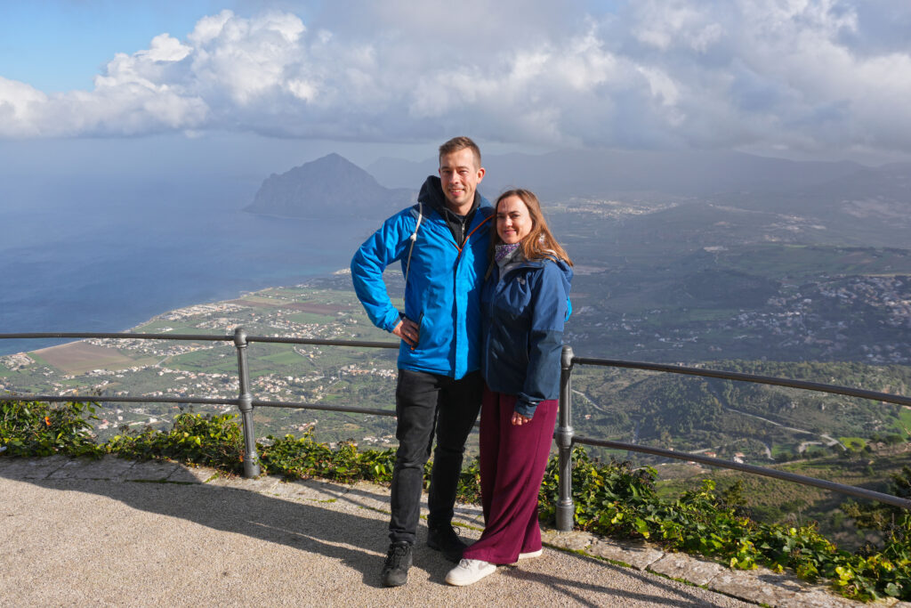 Erice widok na Monte Cofano