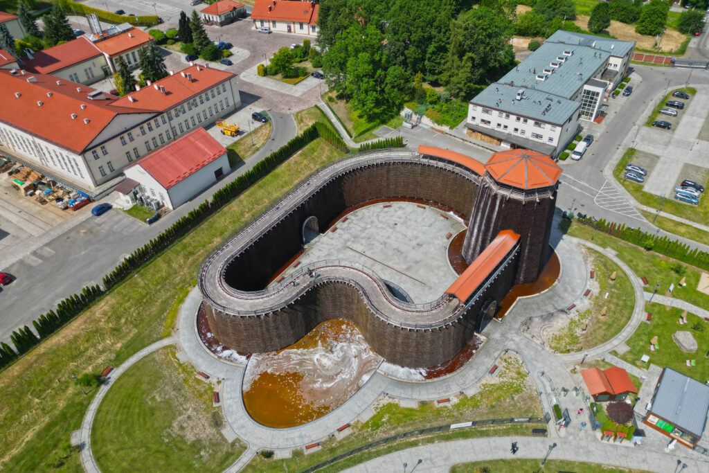Tężnia solankowa w Wieliczce.
