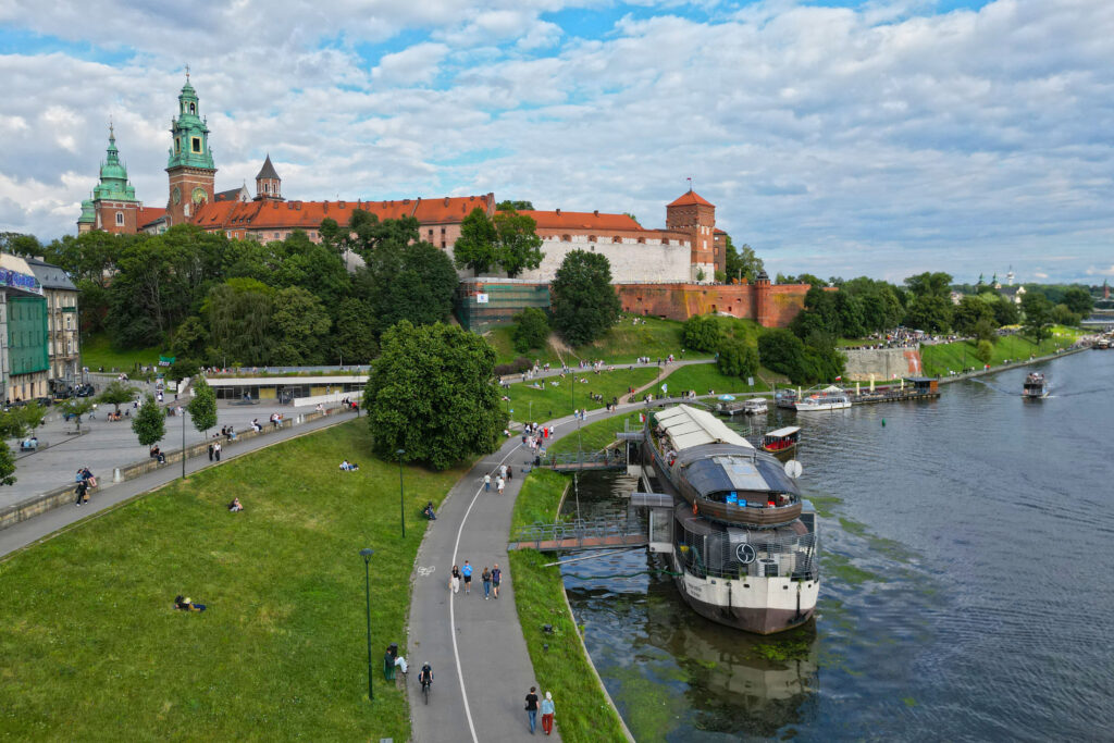 Kraków na rowerze - Wawel